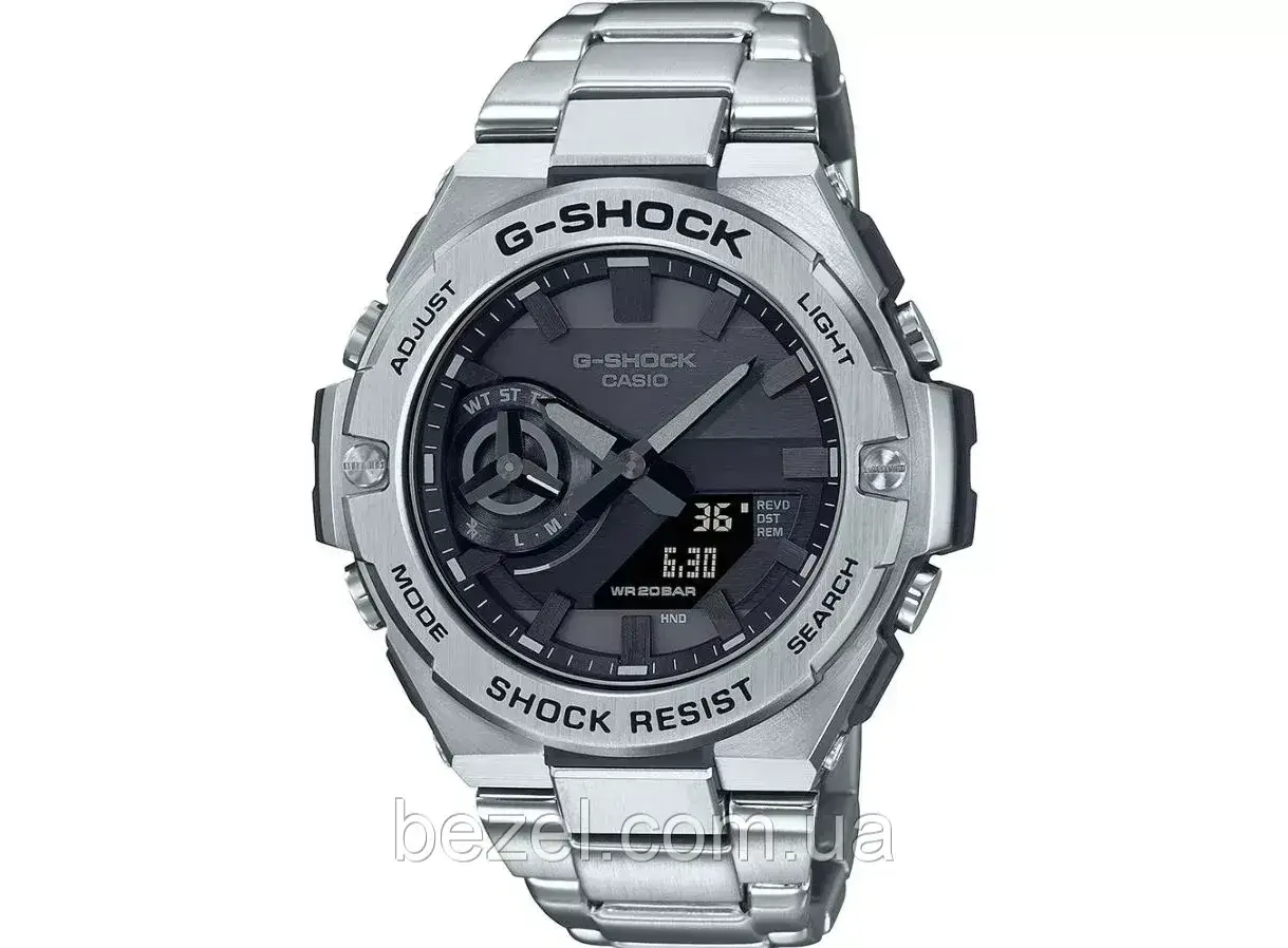 Чоловічий годинник Casio GST-B500D-1A1ER Bluetooth