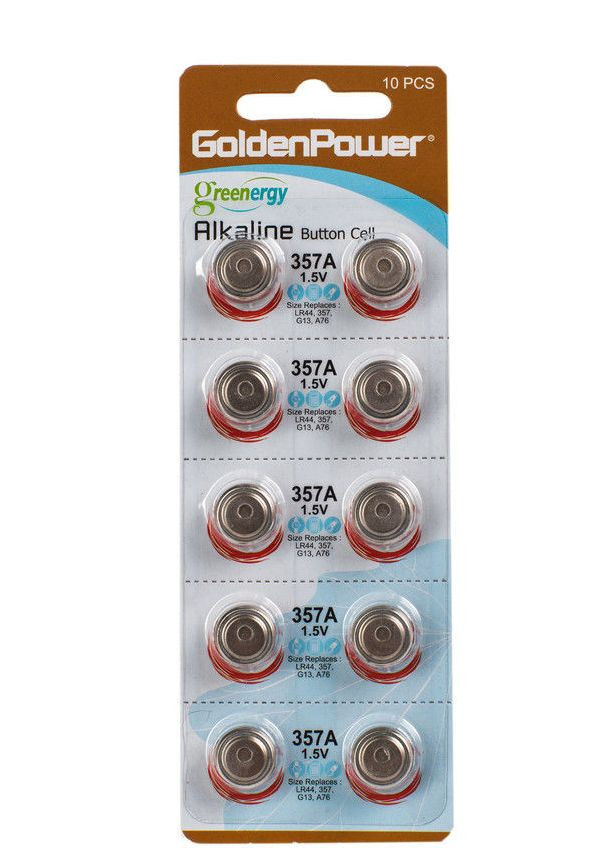Батарейка часовая Golden Power G13/ 357A/ LR44, цена 28.10 грн — Prom ...
