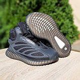 Кросівки зимові підліткові на хутрі Adidas Yeezy Boost 350 V2, фото 2
