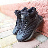 Кросівки зимові підліткові на хутрі Adidas Yeezy Boost 350 V2, фото 6