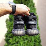 Кросівки зимові підліткові на хутрі Adidas Yeezy Boost 350 V2, фото 7