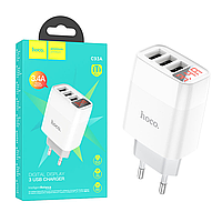 СЗУ Hoco Hoco C93A Easy Charge 3xUSB (3.4А) White