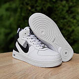 Кросівки зимові підліткові на хутрі Nike Force 1 AF1, фото 6