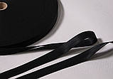 Стрічка тасьма сумочна 2,5cм 100м чорна, фото 2