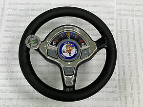 Кермо чорний для авто Ретро