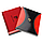 Портмоне чоловіче шкіряне Pierre Cardin 8806 TILAK37 чорно-червоне без застібки, фото 10