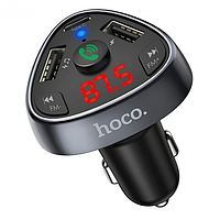 Автомобильный FM-модулятор Hoco E51 + Bluetooth (2USB+PD)