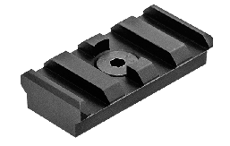 Планка Picatinny на M-LOK Leapers UTG PRO 4-Slot Black MTURS09S