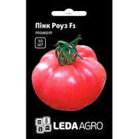 Семена томата Пинк роуз F1, 10 семян высокорослый, розовый, Leda Agro