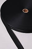 Стропа сумочна 3см 100м чорна стрічка ремінна, фото 4