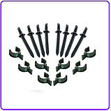 Готовий парник 6 м дуговий арковий "Гігант" Агролідер, теплиця з білого агроволокна Shadow щільність 60 г/м2, фото 5