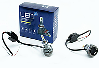 LED лампы для авто H3 12V-24V F1X 5000K 26W радиатор +вентилятор