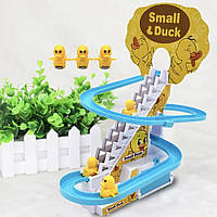 Интерактивная игрушка Утята на горке Small Duck / Музыкальная развивающая игрушка Американские горки для утят