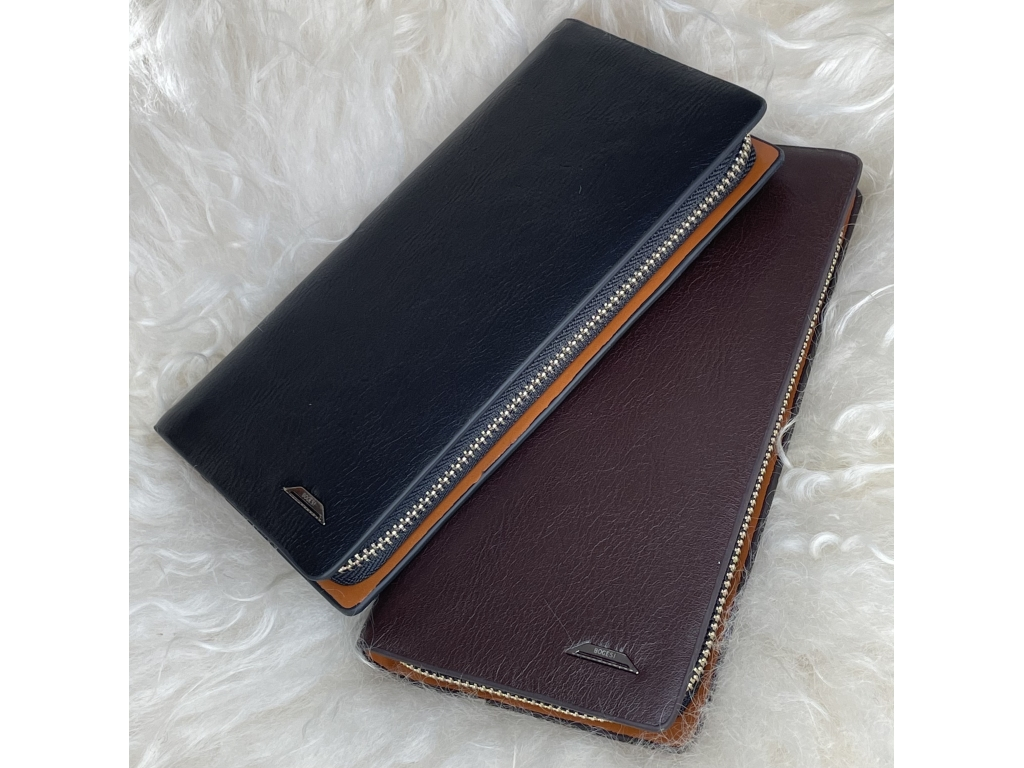 😎Гаманець чоловічий горизонтальний на блискавці, 2 види, фото 1