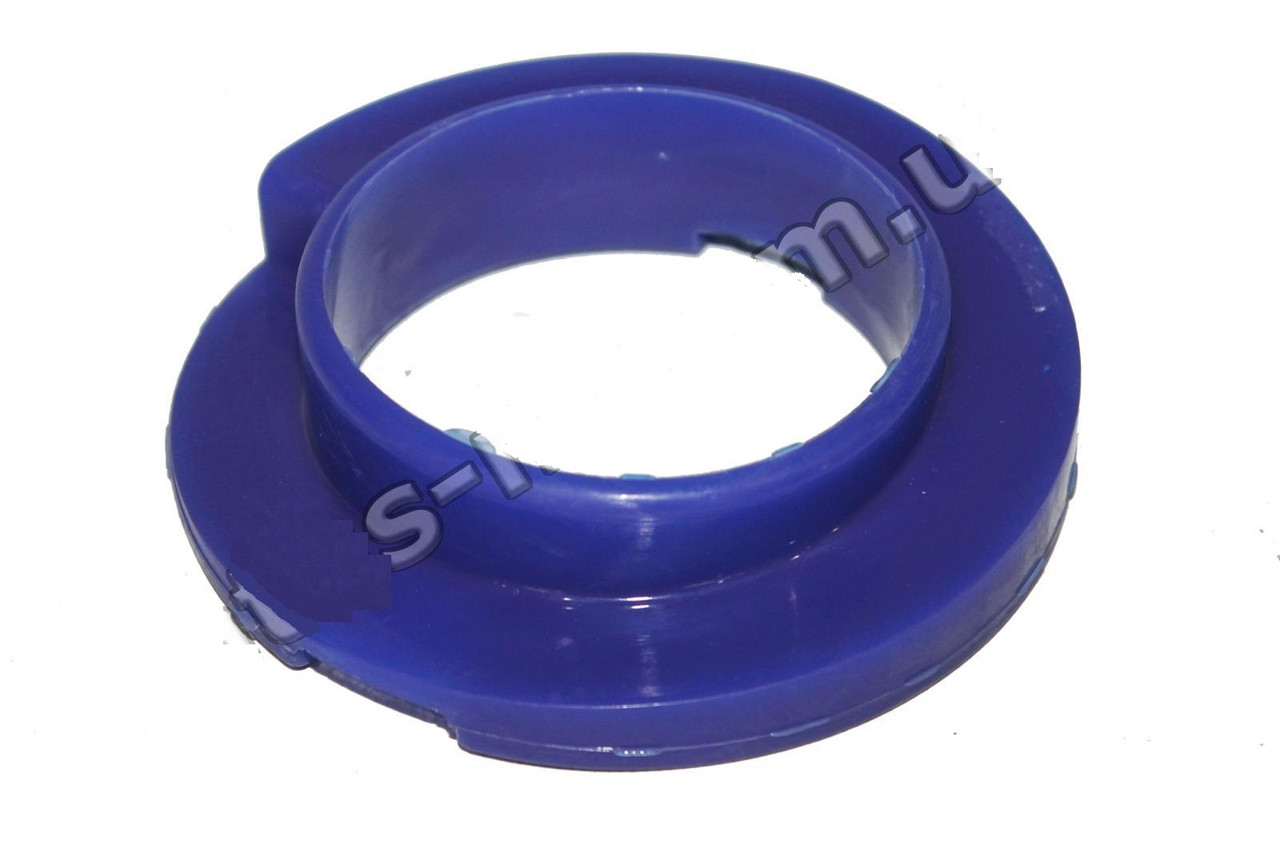 Прокладка пружини підвіски Газель NEXT передній поліуретан (синій) посилена (виробництво ПТП р. Балаково), фото 1