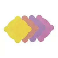 Серветки чаші-плювальниці Polix, спанбонд, жовті, 50 шт