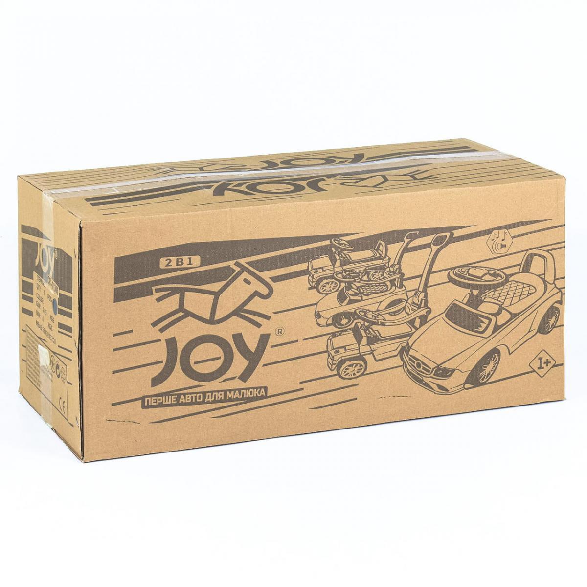 Машина-толокар Joy R-0001 з багажником, червоний