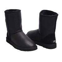 Уггі чоловічі UGG Australia men's Classic Mini Black. Уггі чоловічі класик міні чорного кольору.