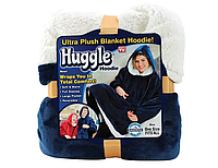 Плед кофта с рукавами и капюшоном HUGGLE HOODIE