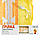 Грiлка електрична з регулятором "Чудесник" Жовто-помаранчева з трикутниками 45W, електрогрілка 40х50 см, фото 2