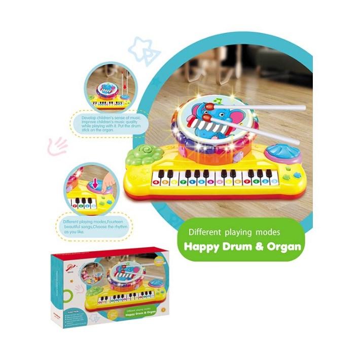 Музичний орган із барабаном