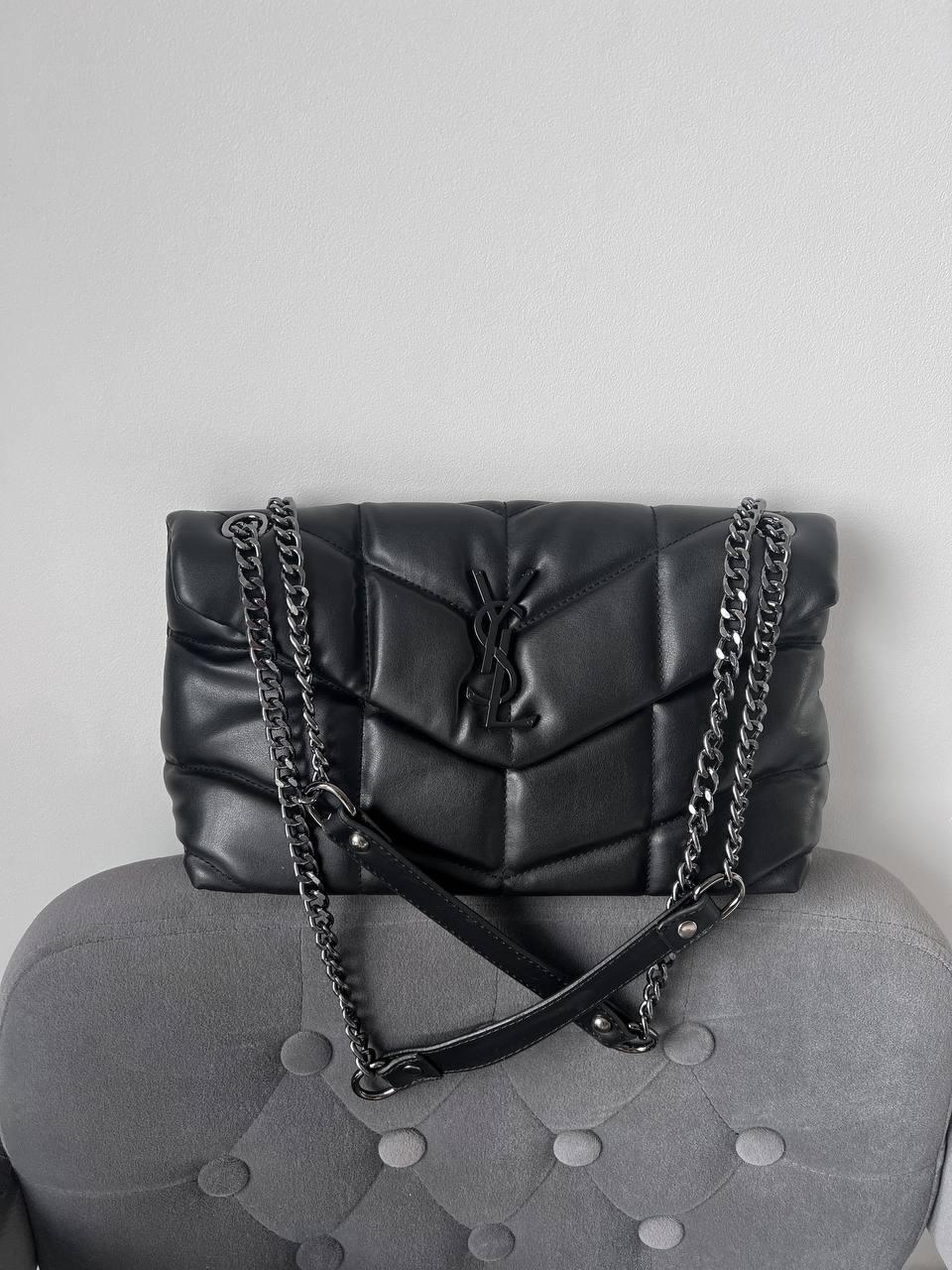 Жіноча сумка Ів Сен Лоран чорна Yves Saint Laurent Black