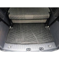 Килимок в багажник м'який поліуретановий Volkswagen Caddy Maxi 2004 - 7 місць / Фольксваген Каді Макс