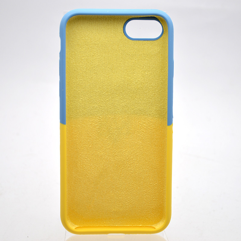 Чехол с патриотическим дизайном (флаг Украины) Silicon Case Print Ukainian Flag для iPhone 7/8/SE 2020, фото 4