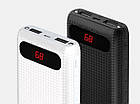УМБ портативний зарядний Power Bank Awei P70K 20000 mah, чорне, фото 7