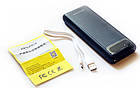 УМБ портативний зарядний Power Bank Awei P70K 20000 mah, чорне, фото 8