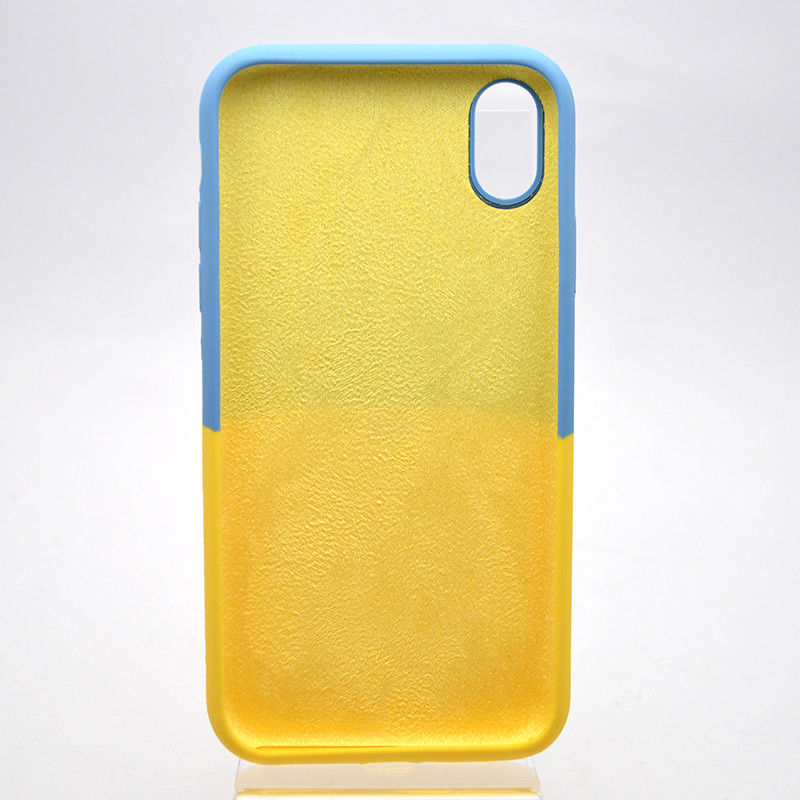 Чехол с патриотическим дизайном (флаг Украины) Silicon Case Print Ukainian Flag для iPhone XR, фото 4