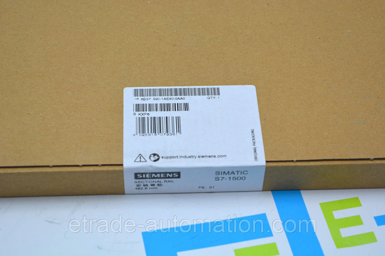 Профільна шина Siemens 6ES7590-1AE80-0AA0, фото 1