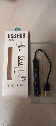 Купить Разветвитель USB HUB Удлинитель Концентратор 4 Порта Хаб, цена ...