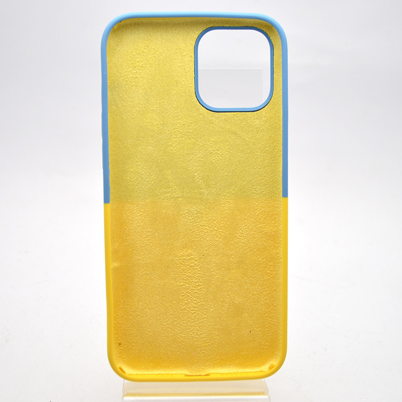 Чехол с патриотическим дизайном (флаг Украины) Silicon Case Print Ukainian Flag для iPhone 12 Pro Max, фото 4