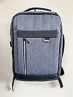 Рюкзак городской для ноутбука Edison 19383 Серый ( код: IBR182S )