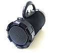 Портативна bluetooth колонка SPS F18 5W Super Bass з ліхтариком, чорна, фото 3