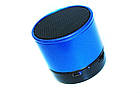 Портативна bluetooth колонка HLD-600 MP3 плеєр S-10U Blue, фото 3