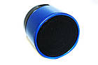 Портативна bluetooth колонка HLD-600 MP3 плеєр S-10U Blue, фото 5