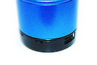 Портативна bluetooth колонка HLD-600 MP3 плеєр S-10U Blue, фото 6
