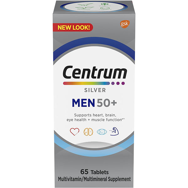 Мультивітамінний комплекс для чоловіків Centrum Men 50+, 65 таблеток