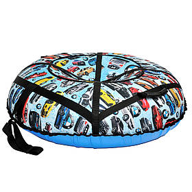 Тюбінг діаметр 100 см"бмв" (Оксфорд, ПВХ) санки ватрушка