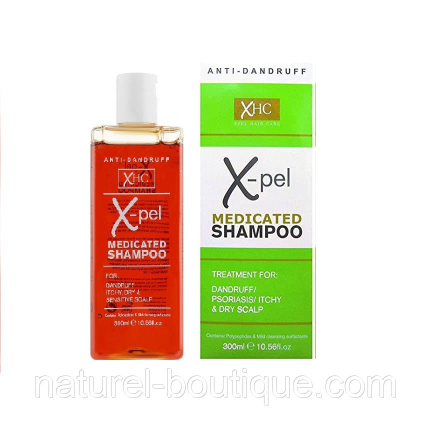 Шампунь Xpel Medicaled shampoo проти лупи, псоріазу та свербіння 300 мл