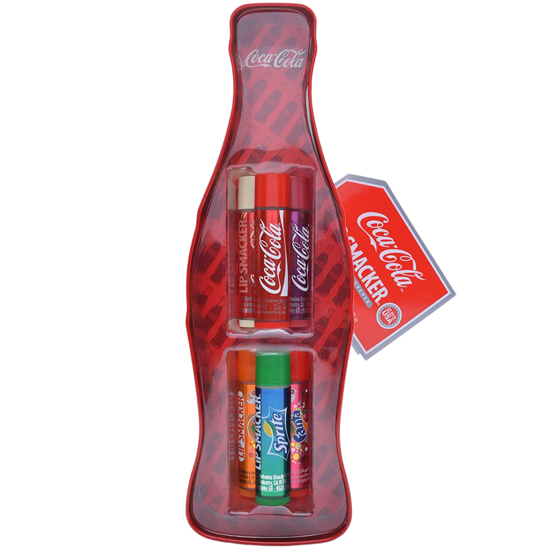 Набір бальзамів для губ Lip Smacker Coca Cola in Tin 6 шт в подарунковій упаковці