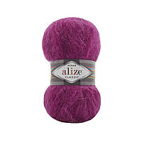 Пряжа Alize Mohair Classic 209 фуксия ализе мохер классик