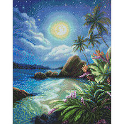 Алмазна мозаїка "Місячна ніч" ©annasteshka Ідейка AMO7292 40х50 см, World-of-Toys