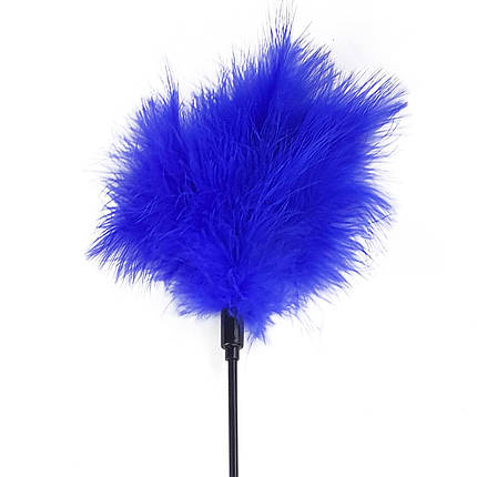 Щікання синє Art of Sex — Feather Paddle, перо молодого індичка, фото 2