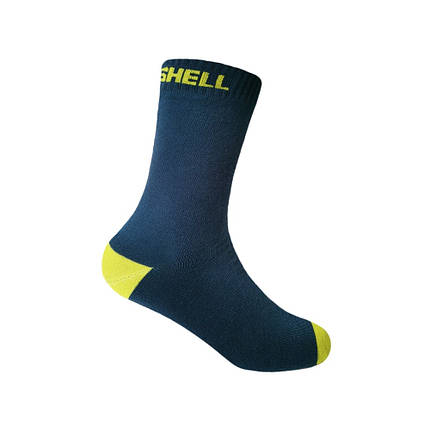 Шкарпетки водонепроникні дитячі Dexshell Ultra Thin Children, р-р S, синій/жовтий, фото 1