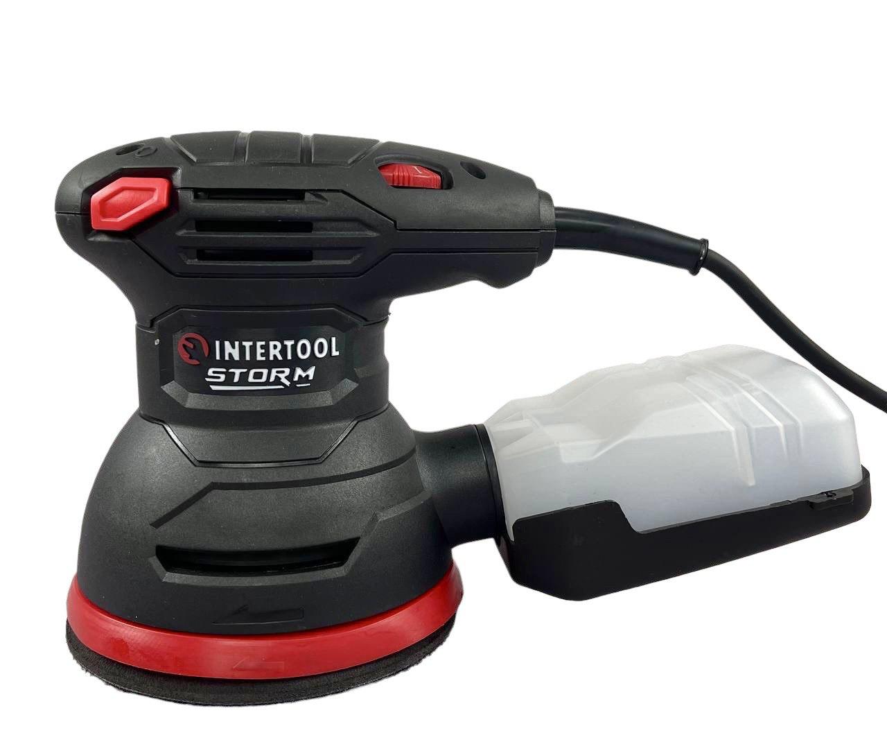 Ексцентрикова шліфувальна машина Intertool Storm WT-0541 (12000 об/хв 300Вт)