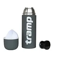 Термос Tramp TRC-109 Soft Touch 1 л, серый