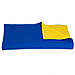Плед в'язаний двосторонній Ohaina 190х120 Blue+Yellow, фото 2